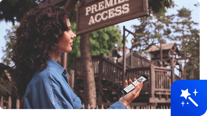 Visuel officiel Disneyland Paris : services pendant la visite