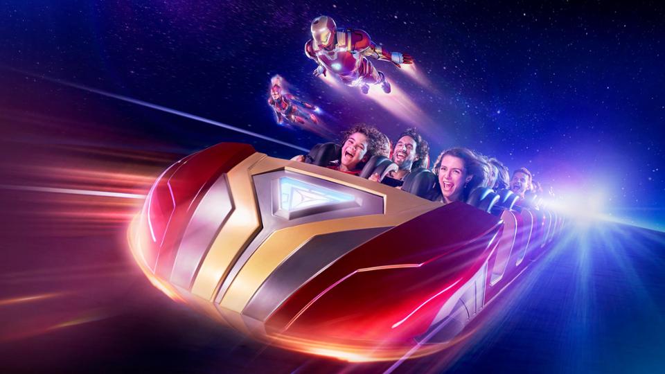 Dans les attractions — photographie officielle Disneyland Paris